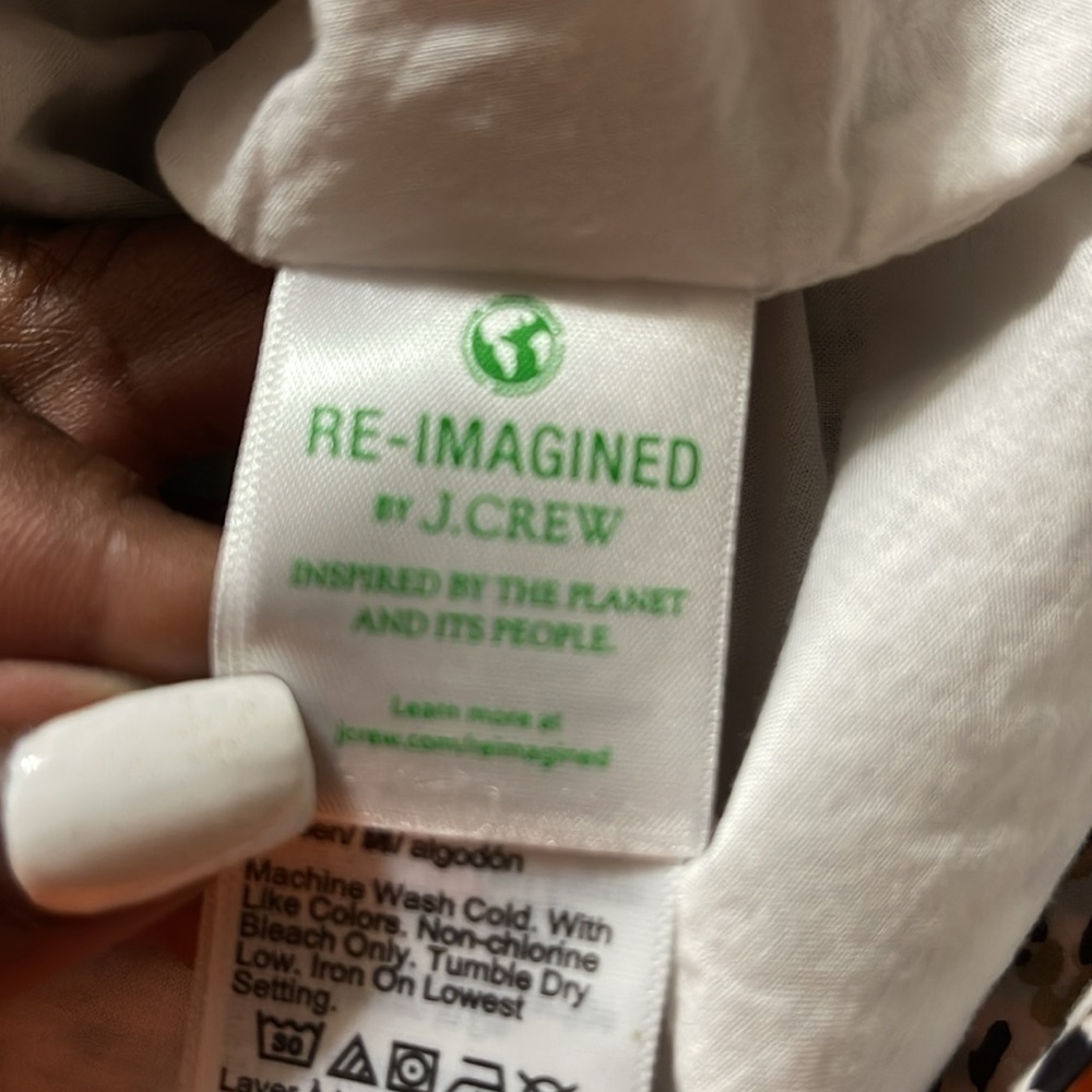 J. Crew Factory Black and White Midi Dress - Picture 5 of 7